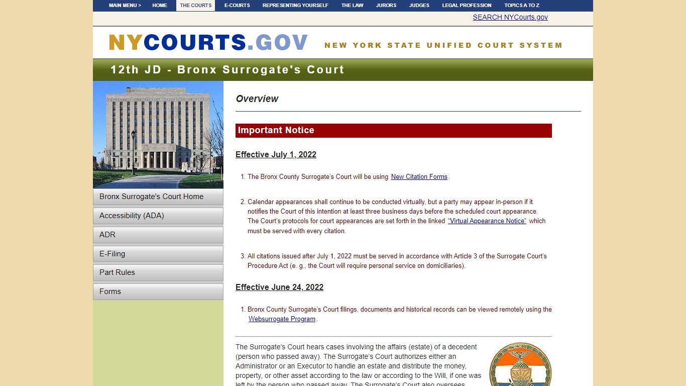 home - 12jd Bronx Surrogate's Court | NYCOURTS.GOV